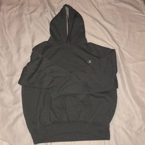 GRAY CHAMPION HOODIE SIZE XL